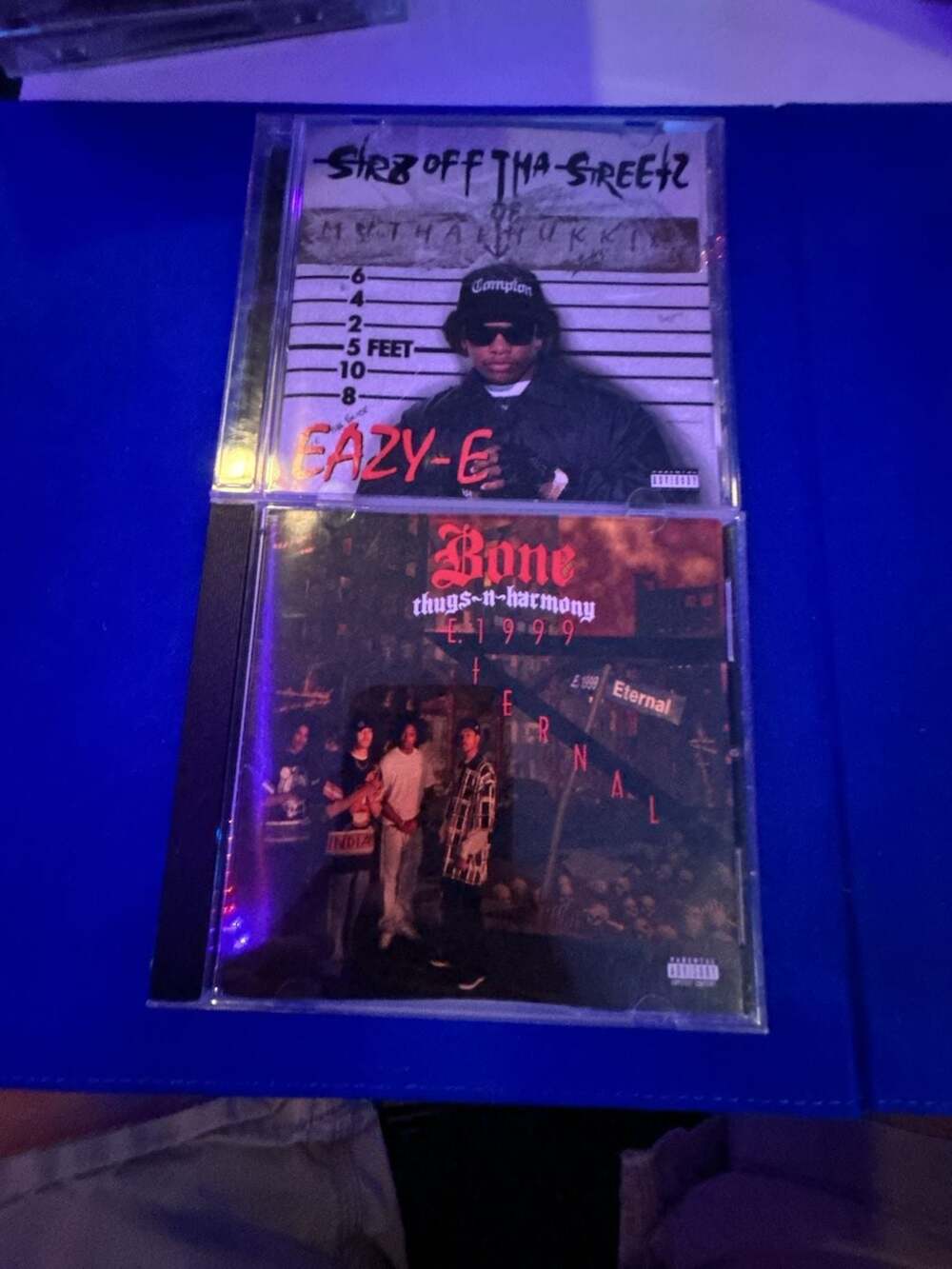 Eazy-E 'Str8 Off Tha Streetz Of Muthaphukkin Compton' and Bone Thugs-N-Harmony '